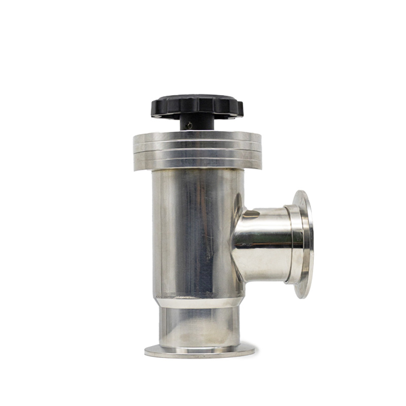 Manual high vacuum flapper valve